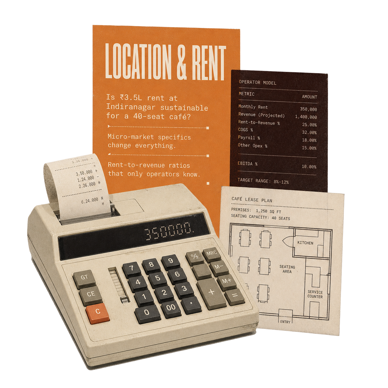Location and rent briefing with operator numbers